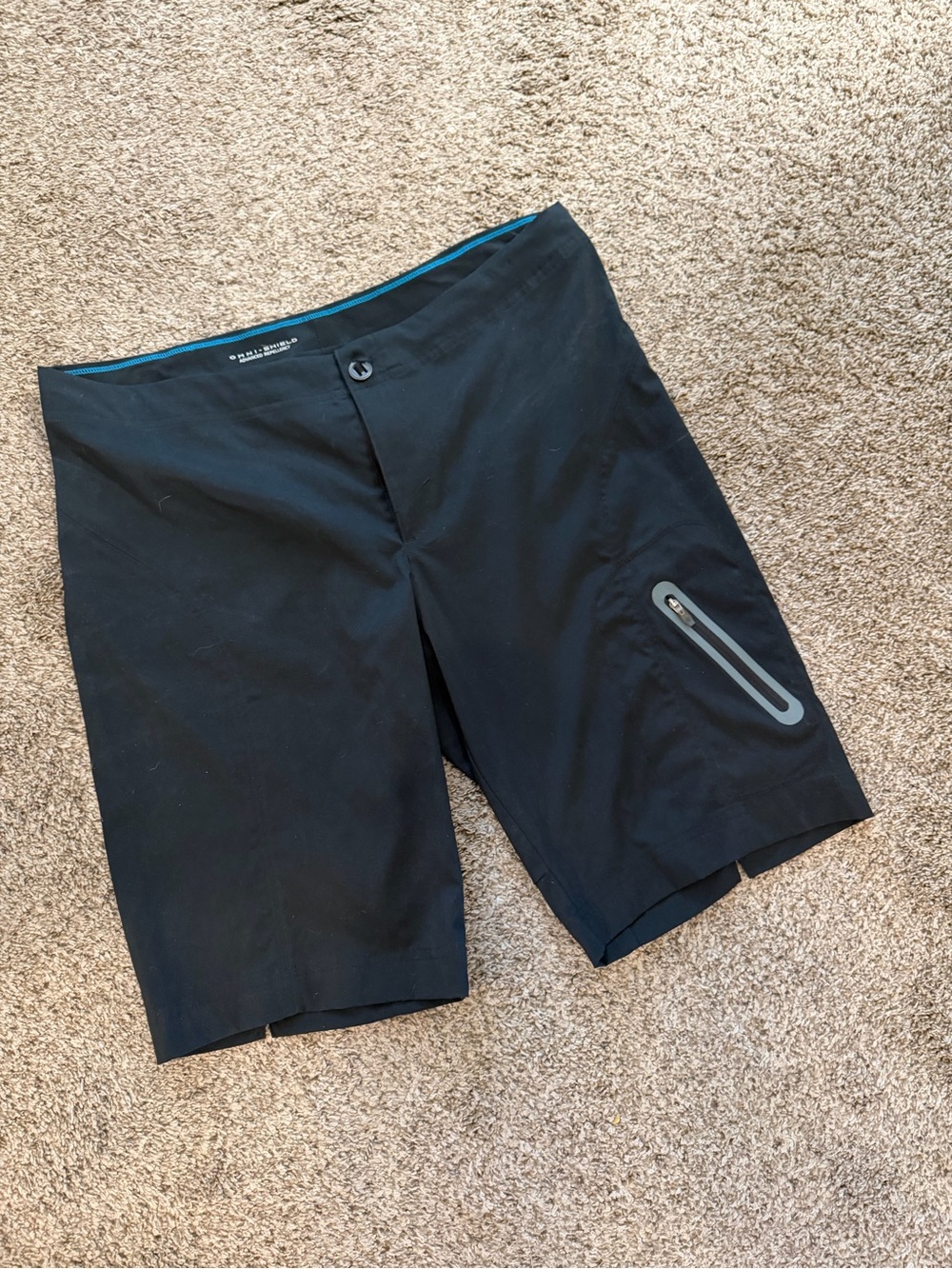 Columbia Black Women's Active Shorts with Reflective Zip Pocket